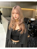 イキ 表参道(iki omotesando)&nbsp;ハッシュカット/フルバング/似合わせカット/レッドブラウン