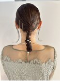 お呼ばれヘアセット*パール*
