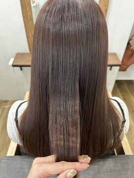ヘアリゾート リノ(Hair resort Lino) ピンクブラウン×ミネコラトリートメント