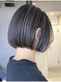 切りっぱなしボブミニボブ重めボブハイライトボブショートボブ