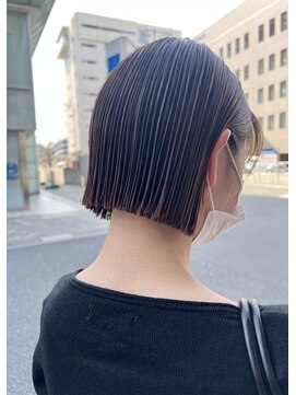 オーガニック アトリエ 大宮(organic+atelier) 20代30代40代ミニボブショコラアッシュ透明感小顔ブリーチなし