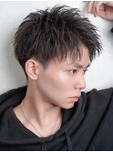 爽やかツーブロック【ナチュラルハーフアップショート】