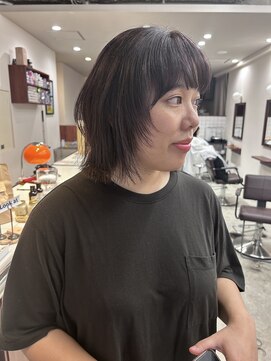 ルックアット(Look at) 【Look at】20代30代40代切りっぱなしボブフェイスレイヤー