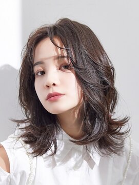 ラフィス ヘアー バンビ 近鉄奈良店(La fith hair bambi) 【La fith】暗髪カラー×ダブルレイヤー巻き