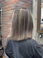 ブリッツバイレボ 船橋(BLITZ by REVO)&nbsp;コントラストのある白髪ぼかしハイライト