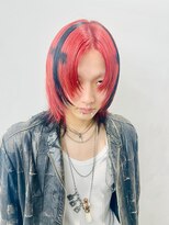 レコ 渋谷(LECO)&nbsp;シャギーレッドウルフ×十字架カラー