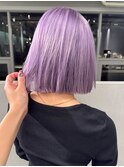 ハイトーン/ラベンダー/ボブ