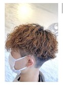 刈り上げ波巻きツイスパマッシュ