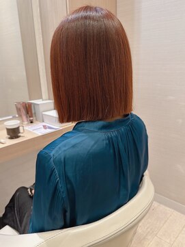 コーエン(cowen) 大人かわいい☆切りっぱなしボブとボルドーカラーで秋っぽく♪