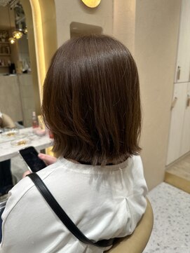 プアメリア 名古屋(Puamelia) ブリーチなしベージュ/髪質改善/明るめベージュ/ケアカラー