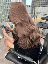 サンクプロジェクト(cinq PROJECT) 韓国ヘアミルクティーアッシュベージュカラー30代原宿ブリーチ