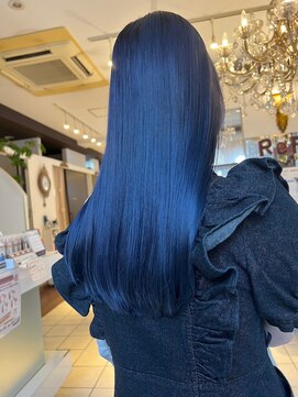 ゴッド ヘアーアンドメイク 高崎西口店(GOD Hair & Make) ブルーブラック