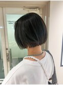 ハイライト/ワンレン/髪質改善/ネビージュ/ボブルフ/黒髪/小顔