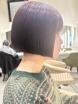 ロンドネートゥル 新潟(Lond naitre) アゴ上ミニボブ切りっぱなし