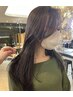 【女性スタイリスト限定】《赤みを抑える◎》オリーブカラー+トリートメント