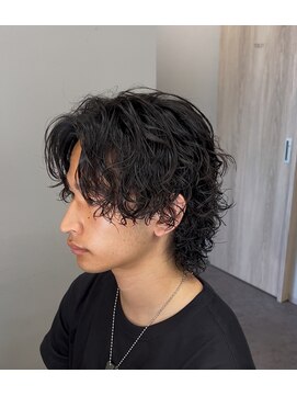 マーレ 宇部高校前店(MARE) センターウルフ×スパイラルパーマ