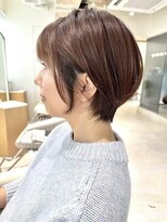 コンティロミー(CONTI ROMMY.) マッシュボブ◎ブラウン◎前髪あり/レイヤースタイル髪質改善◎