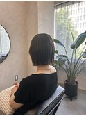【ボブ×艶髪】透明感カラー　外はねボブ　銀座　東銀座