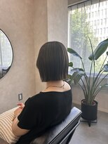 マイルームギンザ 銀座店(my room GINZA)&nbsp;【ボブ×艶髪】透明感カラー　外はねボブ　銀座　東銀座