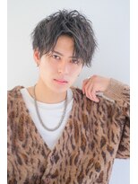 ヘアサロン ガリカ 表参道(hair salon Gallica)&nbsp;ツイストスパイラル/無造作七三メンズ束感ショート