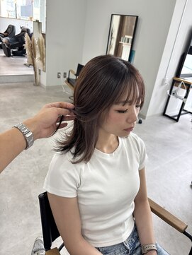 ウル 岡山駅店(ULu.) ハイトーンハイライトバレイヤージュグラデーションカラー岡山駅