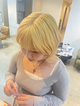 エムドットヘアーサロン(M. hair salon) パールベージュ×グレー