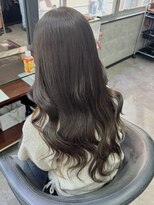 ビゼ 梅田(BIZE)&nbsp;アッシュブラウン//プラチナ人毛シールエクステ80枚