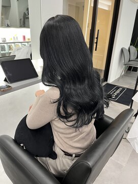 ナンバー 竪町(number+) 大人美人アッシュオリーブショコラアッシュ韓国風巻きモテ髪