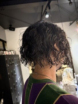 メンズカット×スパイラルパーマ