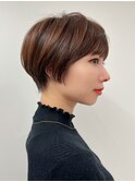 ◎ふんわり束感マッシュショート
