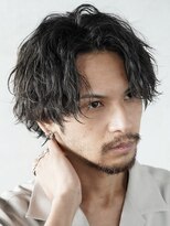 フィフス 大分(fifth)&nbsp;大分ツイストスパイラルパーマメンズミディアムセンターパート