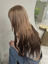 アドネ プライム(adne prime)&nbsp;ハッシュカット/エンドカラー/シャンパンベージュ/ミルクティー