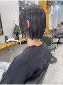 【嶋崎翔】フリンジボブ×極細ハイライト