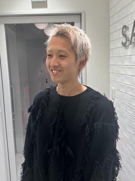 エン 栄店(enne) メンズ/刈り上げセンターパート/リバースセンターパート/前髪/栄