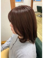 ヘアアトリエ ナイン 岡部店(hair atelier nine)&nbsp;ヘッドスパ/チェリーレッド/ハイレイヤーウルフ/髪質改善/福島市