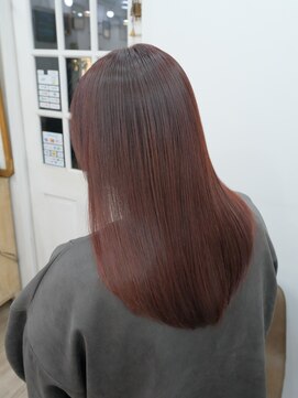 アーシェ 横浜店(A'SHE) 髪質改善縮毛矯正 ピンクバイオレット 横浜駅