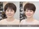 リーフ 焼津店(LeaF)の写真/【白髪が気になる方へ】ツヤのある自然な仕上がりで若々しい印象に大人女性のための美容室