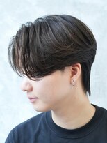 リロン 新宿(RIRON)&nbsp;センターパート/フェザーパーマ/メンズパーマ/新宿/メンズ