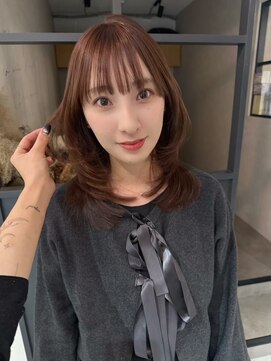 エトワ 中央店(etoi) 大分ハッシュカット胸上鎖骨下ミディアムレイヤースタイルかるめ