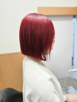 ネクサス NEXUS 艶感映えるルージュボブカラー