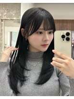 ヴィヴィッド オモテサンドウ(ViViD omotesando)&nbsp;《表参道》小顔見えNo.1！コテ巻き韓国風顔まわりレイヤーカット