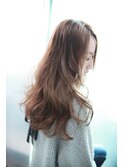 早朝8:30からできます♪グレージュ×ロングスタイル