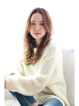 ソア 武蔵小杉(SOAR) 小顔ボルドーシースルーカラーの抜け感レイヤーヘルシーロング