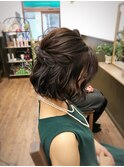『ヘアセット専門店Mature』お呼ばれアレンジハーフアップ