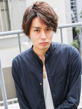 アフロート ディル(AFLOAT D'L) 【完全保存版】大人気　モテる　ビジネスウルフパーマスタイル