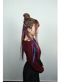ブレイズヘアアレンジ