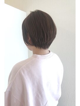 ヘアメイク シュシュ(Hair make chou chou) アッシュブラウン外ハネボブネオウルフ20代30代