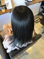 ヘアー デザイン シダー(HAIR DESIGN CEDAR) 黒髪Xサラ艶ストレート