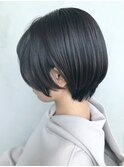 ナチュラルショート_オリーブカラーハイライトカラー_ba308581