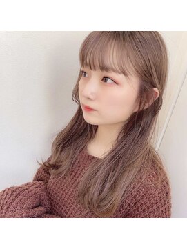 テオ(Theo) Theo /エメラルドアッシュ/ 巻き髪風パーマ/セミロングレイヤー